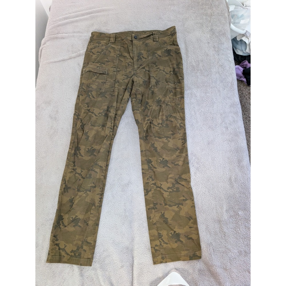 Mission Workshop Mens Camo Cargo Pants Stretch Cotton Made in Portugal Size 36